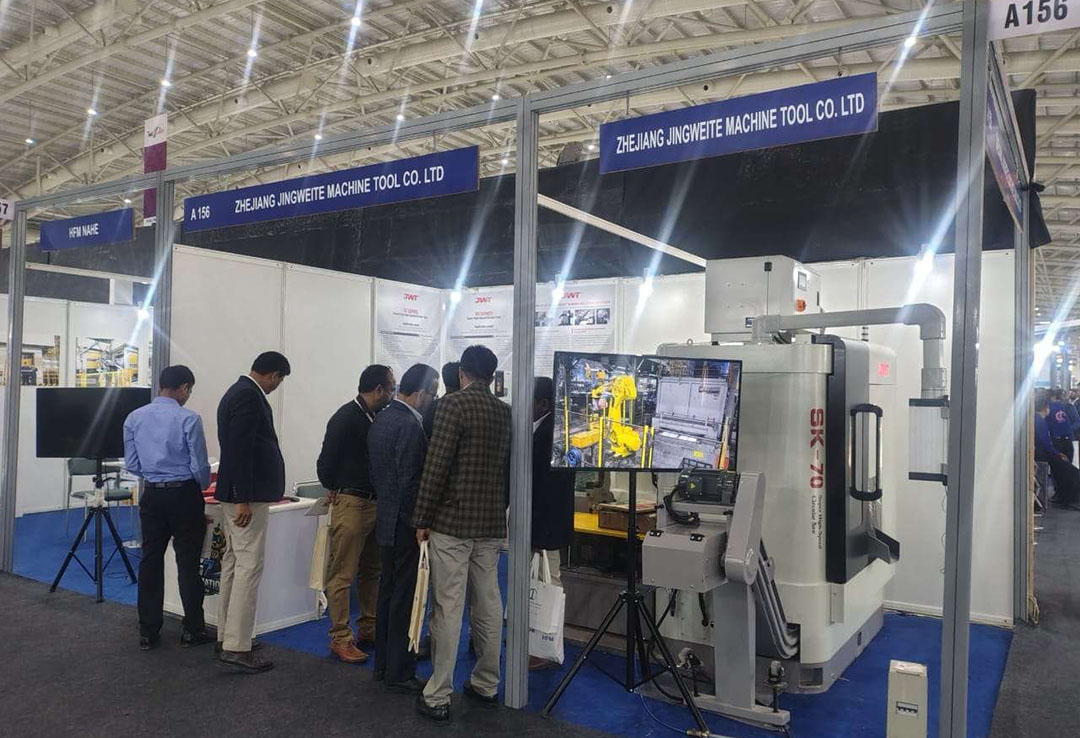 Jingweite's Ultra-High Speed Circular Sawing Machine SK-70 Captivates Audiences Live at IMTEX FORMING 2026